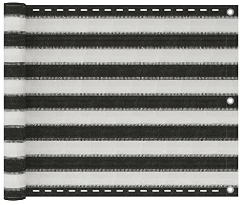 vidaXL Balkon Sichtschutz HDPE 75x600cm Balkonbespannung Balkonverkleidung