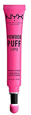 NYX Professional Makeup Lippencreme - Powder Puff Lippie Lip Cream, leichte Creme für die Lippen, pudrig-weicher Look, 12 ml, Fuchsia