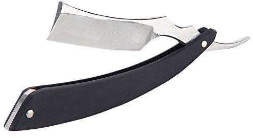 RETYLY las Maquinillas de Afeitar Retro Hacen una Mano Navaja de Afeitar de Seguridad Recta Dorada de Acero de Alto Carbono Dorada