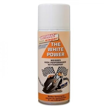 Weißes Kettenspray - Trockene Kettenschmierung - 400ml