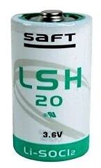Maxxistore - Saft Batterie au lithium pour porte blindée et lampe de poche - 3,6 V 13Ah - LSH20 - ER34615M