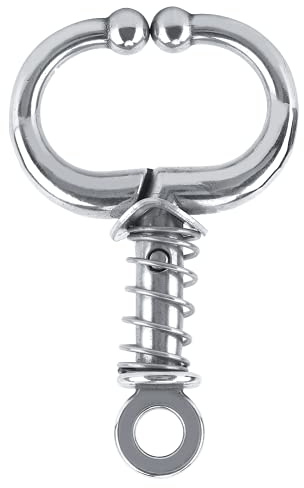 Bullennasenring aus Edelstahl, Bullennasenring, Bullenring, Rindernasenzange, für Küchenzubehör, Nasenring(Federbelastete Spitzzange)
