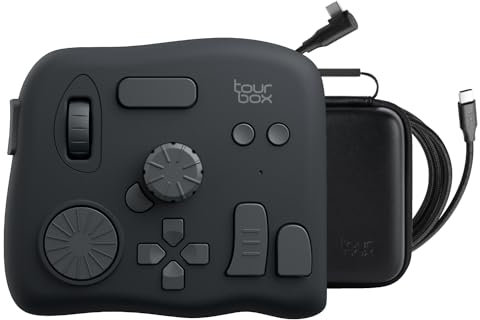 TourBox NEO, Controller Video Editing Fotografico, Tastiera di Scelta Rapida Personalizzata, Console Creativa per Photoshop Lightroom Premiere Illustrator, Tavoletta Grafica da Disegno Windows Mac PC