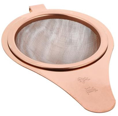 Ciieeo 304 Stainless Steel Tea Strainer Mesh Tea Infuser Fine Filter Rose Gold Handheld Accessories