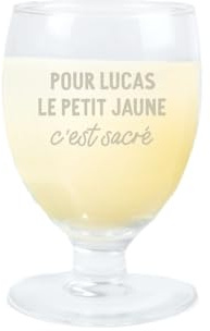 CADEAUX.COM - Verre Pastis Personnalisé - Verre à Ballon 16cl - Idée Cadeau Homme - Cadeau Personnalisable Anniversaire - Fête des Pères - Fête des mères