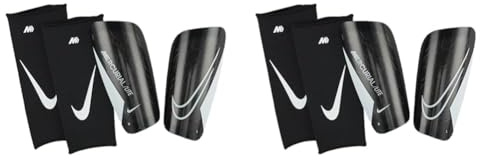 Nike Unisex – Erwachsene MERC lite fa22 Schienbeinschoner, Black/Black/White, M EU & Unisex – Erwachsene MERC Lite-Fa22 Schienbeinschoner, Black/Black/White, S