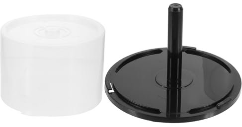 Uonlytech 2stücke Plastik Cd Dvd Aufbewahrungseimer Leere Cd Dvd Lagerbehälter Für Discs Für Einfache Organisation Und Zugriff Ihre Sammlung