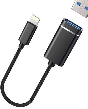 Adaptador USB Lightning para Apple iPhone 14 13 OTG 3.0 Cámara de Transferencia de Datos Cable Conector Conector Conector USB-A Teclado USB Lector de Tarjetas Conector Teléfono Móvil PC Multipuerto