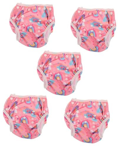 VALICLUD 5stücke Infant Swim Diaper Für Kleinkinder Atmungsaktive Verstellbare Schwimmwindel Wiederverwendbar Aus Sicherem Material Für Strand Schwimmbad Für Jungen Und Mädchen