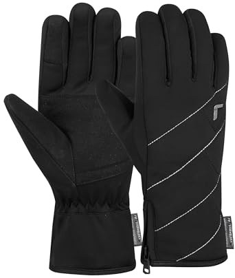 Reusch Loredana STORMBLOXX™ Touch-TEC extra warme, windabweisende und Wasserabweisende Multisporthandschuhe Outdoorhandschuhe für Damen touchscreenkompatibel für die Bedienung von Handy und Tablet