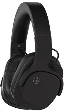 Yamaha YH-L500A Wireless Over-Ear Headphones – Lightweight Over-Ear Home Theater Headphones with 3D Sound Field Modes for Cinema and Music, Bluetooth Multipoint, Gaming Mode – Black