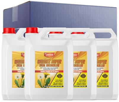 4 X5L Weedex Super Extra Strong Weed Killer – Pet Friendly, Glyphosate-Free, Spray for Patios, Paths & Gardens