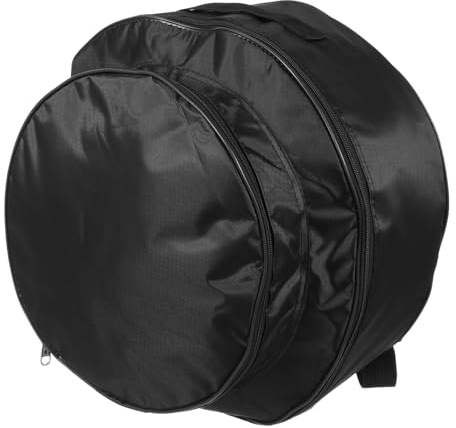 Kisangel Tragbare Snare Drum Tasche aus Robustem Oxford Stoff mit Gepolstertem Innenfutter und Verstellbarem Schulterriemen für Einfachen Transport