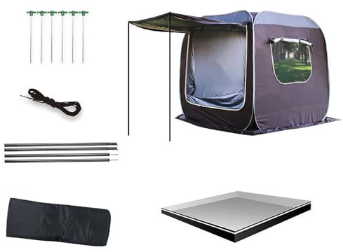 Tienda de campaña universal para coche con malla de refugio y mosquitera de porche para grandes espacios, ideal para portón trasero y toldo de techo