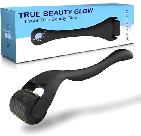 Derma Roller for Hair Growth & Beard Growth, Microneedling Roller and Pen, Hair Roller & Face Roller for Women, Beard Roller, Derma Roller for Hair Grow Derma Stamp for Acne Marks, Body Face Wrinkles