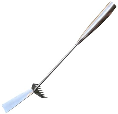 MagiDeal Herramienta manual para eliminar, desmalezador portátil y ligero, extractor de multifuncional para patio, jardín o césped, Mango Metálico