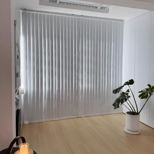Cumizable - Persianas de velo 60% opacas para puertas correderas de patio, tratamiento de ventana con aislamiento térmico que protege la privacidad (165 cm x 180 cm)