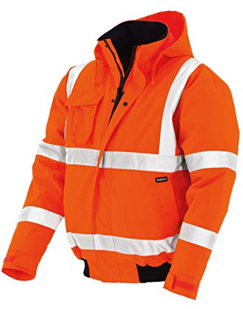 teXXor 4119-M Whistler Pilote-Veste de Travail Visibilité, Orange, Taille M
