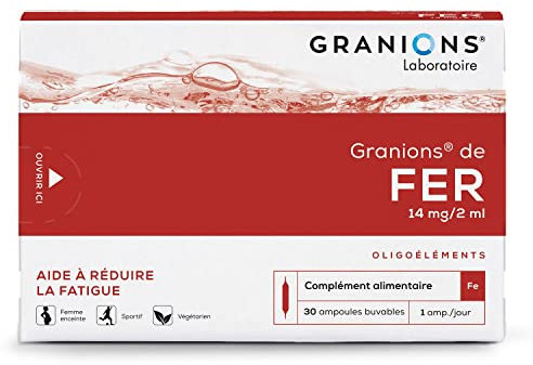 GRANIONS DE FER - 30 ampoules
