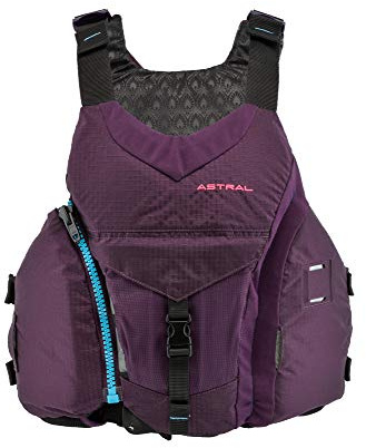 Astral Women's Layla Life Jacket PFD for Whitewater, Sea, Touring Kayaking, Stand Up Paddle Boarding, and Fishing, Eggplant, L/XL