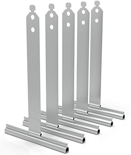 markiso® 5x Rolladen Aufhängefedern für Miniprofile, Stahlfeder Mini (Kunststoffbeschichtet) mit Schwalbenschwanz, für Rolladenpanzer oder Rolladenwelle SW40 bis SW70