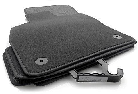 kh Teile Fußmatten passend für Superb III Velours Automatten Premium Qualität 4-teilig schwarz
