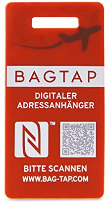 Bagtap - Silikon - digitaler Gepäck und Reiseanhänger