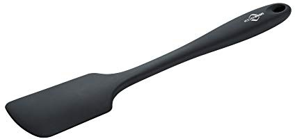 KÜCHENPROFI TREND Teigschaber schwarz, hitzebeständiges Silikon, 27,5 cm | stabile Kernkonstruktion, beschichtungsschonend, 270 °C hitzebeständig, lebensmittelecht, spülmaschinenfest