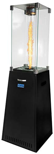 ACTIVA Heizstrahler Terrasse Yellow Stone I Premium Heizstrahler inkl. Duran Schott Glasröhre I Leistungsstarker Heizpilz für Wärme auf Abruf