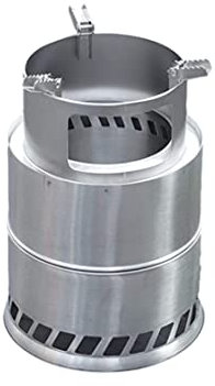 Camping Wood Stove, Folding Backpacking Stove Portable Stainless Steel Alcohol Stove Lightweight Wood Burning Stove Outdoor Cooking Picnic BBQ Hiking