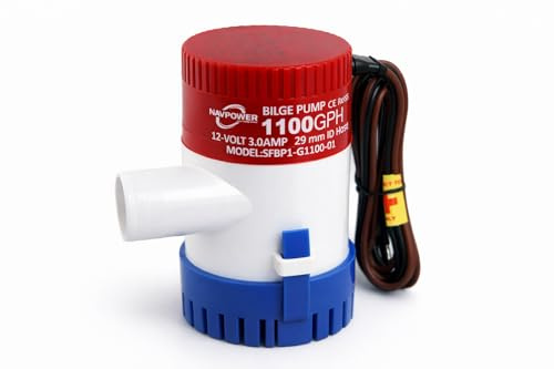 NAVPOWER Powerful pump for boats and motorhomes (1100 GPH 12 V)