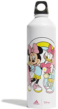 adidas Bottle X Disney Minnie And Daisy Water Bottle .7 L, White/Pulse Magenta/Black, HI1234, NS