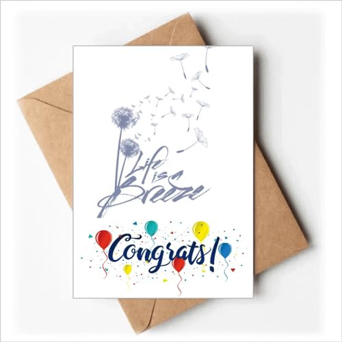 Pusteblume Blumen s Illustration Hochzeit Karten Glückwunsch Gruß Umschläge