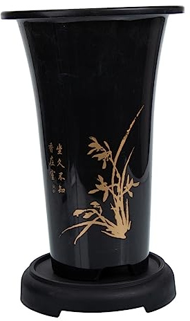 SEWOART 1ensemble Pot De Fleurs avec sous-vasé Pot à Orchidées pour Plantes Intérieur Design Respirant Et Décoration Élégante pour Salon Chambre Cuisine