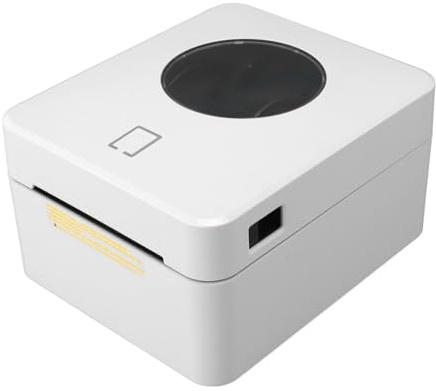 Lazmin112 Effizienter 110 Mm/s Thermischer Versandetikettdrucker für den Schnellen Druck in Kommerzieller USB -Versandetikettdrucker (EU-Stecker)