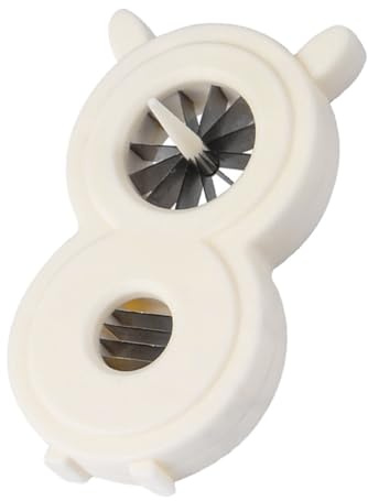 Cabilock Cortador de Cebolletas Ergonómico Inoxidable para Cocina Cuchillo Rallador Resistente para Verduras Herramienta Rápida para Cortar Cebolla y Vegetales Casa