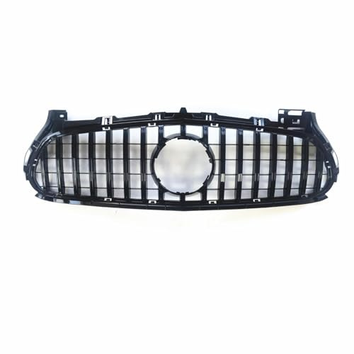 Kühlergrill Für Mercedes Für Benz Für AMG GT S W190 C190 R190 GTS 2015-2017 GT40 GT53 GT63 Coupe 2-türige Frontgrill Grill Oberen Stoßstange Haube Mesh Grill Frontgrill(Schwarz)