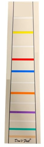 Griffbrett Markierung DON`T FRET 106, für 4/4 Violine und 35,5 cm Viola (14), mit 12 Linien