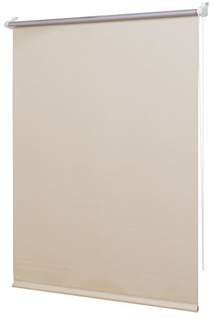 Ventanara® Verdunkelungsrollo ohne Bohren Klemmfix Thermorollo Creme inklusive Klemmträgern 70 x 210 cm