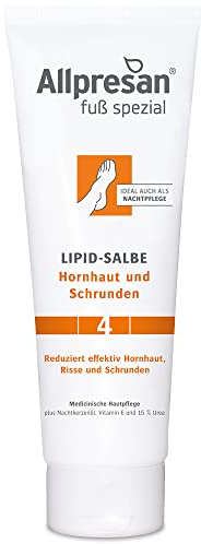 Allpresan Fuß spezial Nr. 4 Lipid-Salbe gegen Hornhaut und Schrunden - Fußsalbe zur täglichen Pflege verhornter Füße - 125 ml (1)