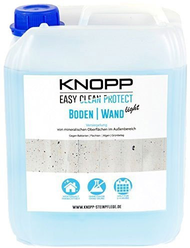 KNOPP Steinversiegelung, Imprägnierung und Langzeitschutz vor Flechten, Grünbelag, Bakterien und Algen, gebrauchsfertig, 5l