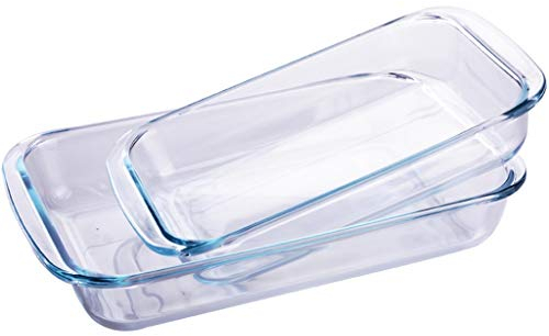 ZHANGXIAO Backform, Anlassen Glas Nicht Klebrig Mikrowelle Ofen Sicherheit Gegrillte Hähnchenflügel Kuchen Backen (Größe : 33.5×24×6cm)