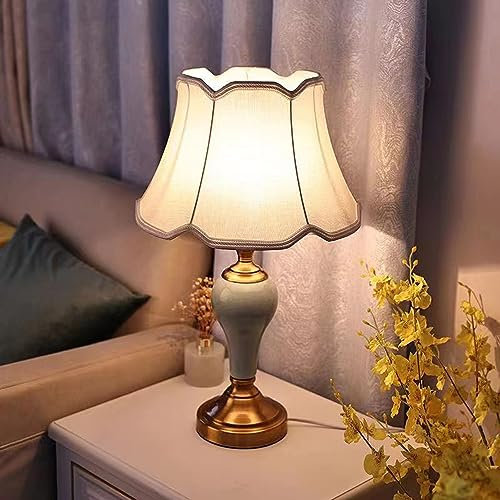 Lampes Mengjay de Table Chevet Chambre  H55CM x W30CM, CeramiqueVert - Européen - Luminaire  HC Contact Pour Plus D'informations