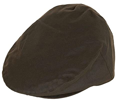 Barbour Mütze aus gewachster Baumwolle MHA0003OL71 Farbe Olive