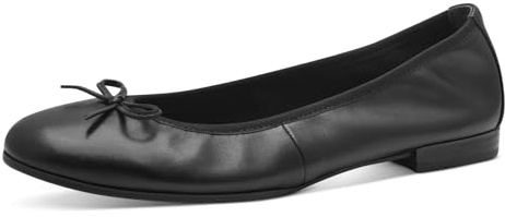Tamaris Donna Ballerina Pelle Piatta Nero 37 EU