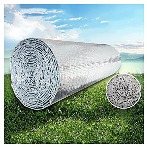 ZXCASDF Doppelblase Isolierung Thermofolie,Heizkörper Reflexionsfolie,Selbstklebe Isolierfolie,Selbstklebe Doppelte Alu Luftpolsterfolie Für Dächer Wände Und Böden Wärmehaltung,5mm（thk）,1 * 4M(4m²)