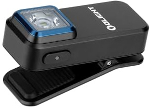 OLIGHT Oclip Rechargeable EDC Flashlight 300 Lumens Dual Sources Compact Pocket Clip Light, Convenient USB C Charging, Magnetic Flash Lights for Working, Cycling, Emergency, Signaling Tool(Black)