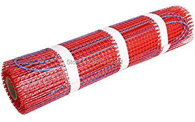 Riscaldamento a Pavimento 12m2 electIRC Kit di Riscaldamento Riscaldamento per Piastrelle in Marmo Cemento Terrazzo con Scelta WiFi Termostato 100W / M2 (Color : with B Thermostat, Size : 12M2_220)