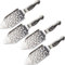 Waiecnksa 4 cucharas de absenta de acero inoxidable, barra de ajenjo, de vidrio, cuchara con filtro para beber, cuchara ahuecada