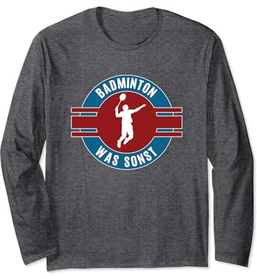Badminton Team Trikot Mannschaft Bekleidung Badmintonteam Langarmshirt